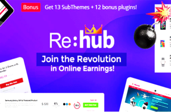 Rehub WordPress themes, Affiliate Marketing Websites