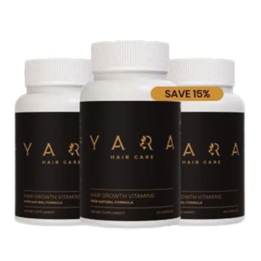 YARA Hair Growth Vitamins bottle