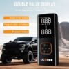 LICORNE Tire Inflator with USB power bank feature