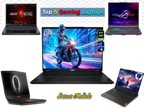 Top 5 gaming laptops 2025