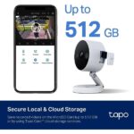 Tapo C120 TP-Link security camera night vision footage in full color