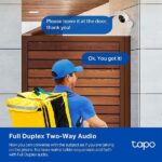 Tapo C120 TP-Link security camera mounted indoors