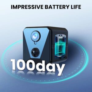 Wi-Fi Security Camera Nanny Cam for Home with Long Battery Life